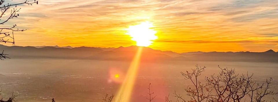 Sunset at Roxy Ann near Medford Oregon